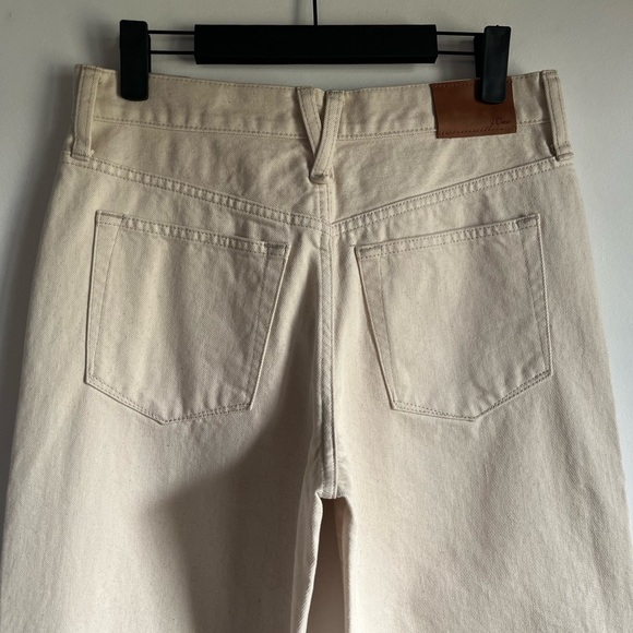 NWT J Crew Slouchy Boyfriend Jean Size 25 in Cream Off-White Denim $148 BD367 - Picture 8 of 12